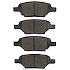 Semi-Metallic Brake Pads, 2004-2012 GM, Position: Rear - image 1