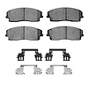 Semi-Metallic Brake Pads & Hardware Kit, Fits Select Mopar, Position: Front - image 1