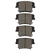 Semi-Metallic Brake Pads, Fits Select Mopar, Position: Rear - image 1