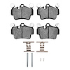 Semi-Metallic Brake Pads & Hardware Kit, 2005-2021 Audi/Porsche/Volkswagen, Position: Front & Rear - image 1