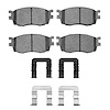 Semi-Metallic Brake Pads & Hardware Kit, 2006-2012 Fits Multiple Makes/Models, Position: Front - image 1