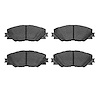 Semi-Metallic Brake Pads, 2006-2020 Fits Multiple Makes/Models, Position: Front - image 1