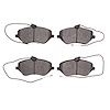 Semi-Metallic Brake Pads, 2006-2009 Peugeot, Position: Front