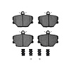 Semi-Metallic Brake Pads & Hardware Kit, 2005-2016 Smart, Position: Front - image 1