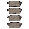 Semi-Metallic Brake Pads, 2007-2015 Ford/Lincoln/Mercury/Mazda, Position: Rear - image 1