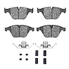 Semi-Metallic Brake Pads & Hardware Kit, 2007-2015 BMW, Position: Front - image 1