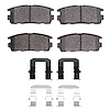Semi-Metallic Brake Pads & Hardware Kit, 2007-2017 GM, Position: Rear - image 1
