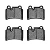 Semi-Metallic Brake Pads, 2008-2009 Audi/Porsche/Volkswagen, Position: Rear - image 1