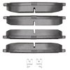 Semi-Metallic Brake Pads, Fits Select Lexus/Toyota/Scion, Position: Rear - image 3