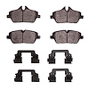 Semi-Metallic Brake Pads & Hardware Kit, 2014-2021 BMW, Position: Front - image 1