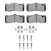 Semi-Metallic Brake Pads & Hardware Kit, 2006-2013 Fits Multiple Makes/Models, Position: Front - image 1
