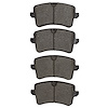 Semi-Metallic Brake Pads, 2008-2017 Audi/Porsche/Volkswagen, Position: Rear - image 1