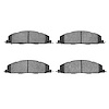 Semi-Metallic Brake Pads, 2009-2018 Mopar, Position: Rear - image 1