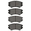 Semi-Metallic Brake Pads, 2010-2017 GM, Position: Front - image 1