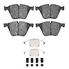 Semi-Metallic Brake Pads & Hardware Kit, 2010-2019 BMW, Position: Front - image 1