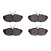Semi-Metallic Brake Pads, 2005-2014 Ford/Lincoln/Mercury/Mazda, Position: Rear - image 1