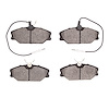Semi-Metallic Brake Pads, 1999-2003 Renault, Position: Front
