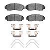 Semi-Metallic Brake Pads & Hardware Kit, Fits Select Fits Multiple Makes/Models, Position: Front - image 1