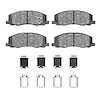 Semi-Metallic Brake Pads & Hardware Kit, 2011-2011 GM, Position: Front - image 1