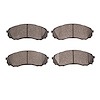 Semi-Metallic Brake Pads, 2009-2019 Fits Multiple Makes/Models, Position: Front - image 1
