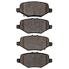 Semi-Metallic Brake Pads, 2013-2019 Ford/Lincoln/Mercury/Mazda, Position: Rear - image 1