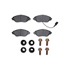 Semi-Metallic Brake Pads & Hardware Kit, 2012-2021 Audi/Porsche/Volkswagen, Position: Front
