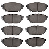 Semi-Metallic Brake Pads, 2012-2020 Fits Multiple Makes/Models, Position: Front & Rear - image 1