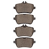 Semi-Metallic Brake Pads, 2013-2021 Mercedes-Benz, Position: Rear - image 1