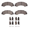 Semi-Metallic Brake Pads & Hardware Kit, 2006-2015 GM, Position: Front - image 1