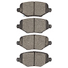 Semi-Metallic Brake Pads, 2009-2016 Fits Multiple Makes/Models, Position: Rear - image 1