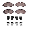 Semi-Metallic Brake Pads & Hardware Kit, 2015-2019 Ford/Lincoln/Mercury/Mazda, Position: Rear - image 1