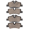 Semi-Metallic Brake Pads, Fits Select Mini, Position: Rear - image 1