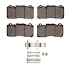Semi-Metallic Brake Pads & Hardware Kit, Fits Select GM, Position: Front - image 1