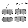 Semi-Metallic Brake Pads, 1989-2001 Laforza, Position: Front - image 1