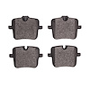 Semi-Metallic Brake Pads, Fits Select Fits Multiple Makes/Models, Position: Rear
