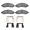 Performance Off-Road/Tow Brake Pads & Hardware Kit, 2004-2008 GM, Position: Front - image 1