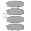 Performance Off-Road/Tow Brake Pads, Fits Select Lexus/Toyota/Scion, Position: Rear - image 2