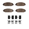 Performance Off-Road/Tow Brake Pads & Hardware Kit, Fits Select Mopar, Position: Front