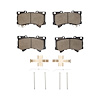 Performance Off-Road/Tow Brake Pads & Hardware Kit, Fits Select Lexus/Toyota/Scion, Position: Front