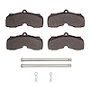Optimum OE Brake Pads & Hardware Kit, 1967-1968 GM, Position: Front - image 1
