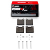 Optimum OE Brake Pads & Hardware Kit, 1961-1991 Fits Multiple Makes/Models, Position: Front & Rear