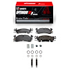 Optimum OE Brake Pads & Hardware Kit, 1967-1973 GM, Position: Front - image 1