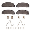 Optimum OE Brake Pads & Hardware Kit, 1977-1983 Ford/Lincoln/Mercury/Mazda, Position: Front - image 1