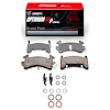 Optimum OE Brake Pads & Hardware Kit, 1978-2002 GM, Position: Front - image 1