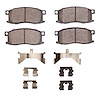 Optimum OE Brake Pads & Hardware Kit, 1979-1982 Acura/Honda, Position: Front