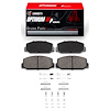 Optimum OE Brake Pads & Hardware Kit, 1970-1975 Lexus/Toyota/Scion, Position: Front - image 1
