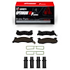 Optimum OE Brake Pads & Hardware Kit, 1984-1986 Ford/Lincoln/Mercury/Mazda, Position: Rear - image 1