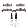 Optimum OE Brake Pads & Hardware Kit, 1983-1990 Mopar, Position: Front - image 1