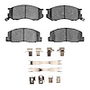 Optimum OE Brake Pads & Hardware Kit, 1984-1989 Lexus/Toyota/Scion, Position: Front - image 1