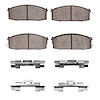 Optimum OE Brake Pads & Hardware Kit, 1982-1985 Infiniti/Nissan, Position: Front - image 1